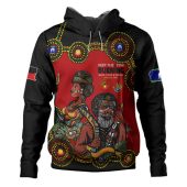 Australia Hoodie Custom Naidoc Week Indigenous Culture Keep the Fire Burning! Blak, Loud & Proud