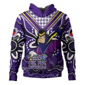 Melbourne Storm Hoodie Aboriginal Inspired Naidoc Week Custom For Die Hard Fan Supporters