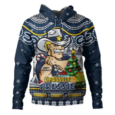 North Queensland Cowboys Hoodie Aussie Ugly Christmas For Die Hard Fan Supporters