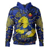 Parramatta Eels Hoodie Custom Naidoc Week 2024 Aboriginal Pattern And Torres Strait Islander Inspired