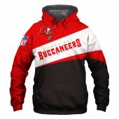 NFL Tampa Bay Buccaneers Black Red Pullover Hoodie