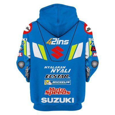 Suzuki Motorcycles Team Racing Pullover Hoodie