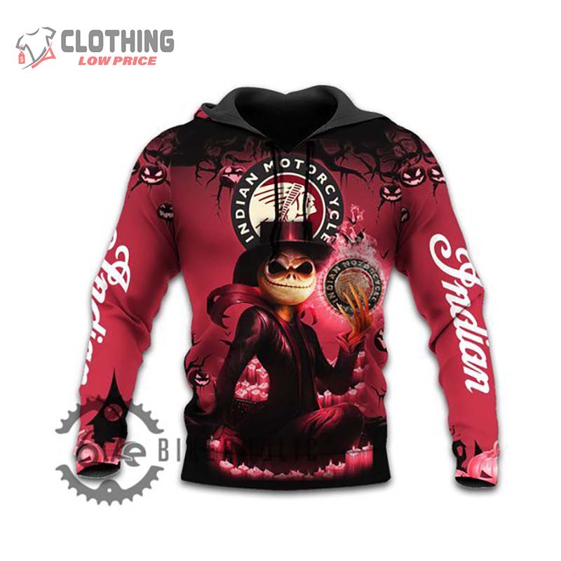 Indian Motorcycles Halloween Pullover Hoodie Indian Motorcycles Halloween Pullover Hoodie