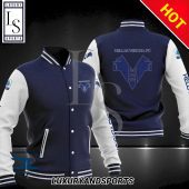 Hellas Verona FC Dark Blue White Baseball Jacket