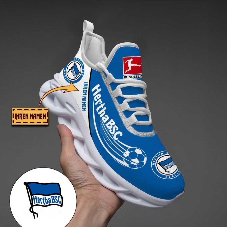 Hertha BSC Custom Name Blue White Sport Max Soul Shoes Hertha BSC Custom Name Blue White Sport Max Soul Shoes
