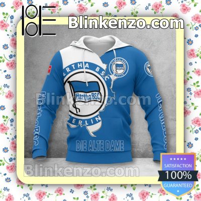 Hertha BSC Blue Pullover Hoodie