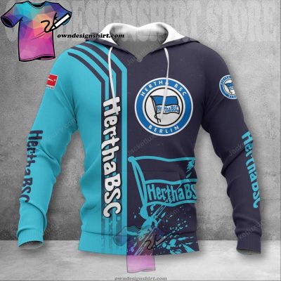 Hertha BSC UEFA Football Soccer Pullover Hoodie