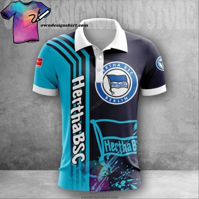 Hertha BSC UEFA Football Soccer Polo Shirt