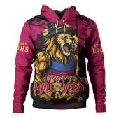 Brisbane Lions Hoodie Full Moon Fever Halloween Supporter