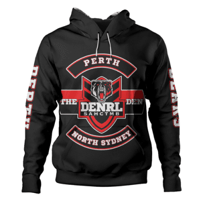 (Custom) North Sydney Bears Hoodie DEN Perth North Sydney