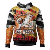 Australia Sydney Anzac Custom Hoodie - Anzac Day Sydney Aboriginal Inspired Hoodie