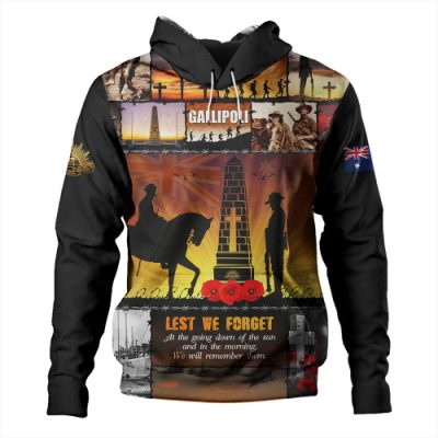 Australia Hoodie Anzac Day Honoring Gallipoli Heroes Memorial