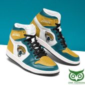Jacksonville Jaguars Team Logo AJ High Top Sneaker Boots