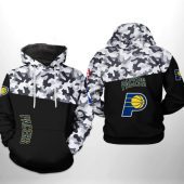NBA Indiana Pacers Black Camo Pullover Hoodie