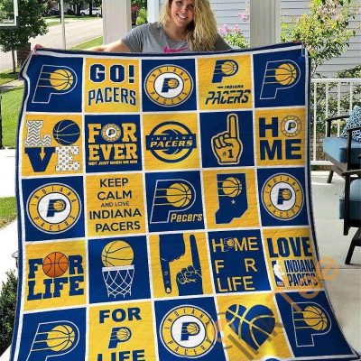 NBA Indiana Pacers Quilt Blanket V1
