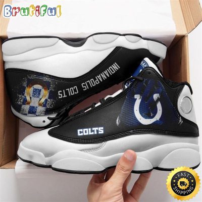 Indianapolis Colts Nfl Ver 1 Air Jordan 13 Sneaker