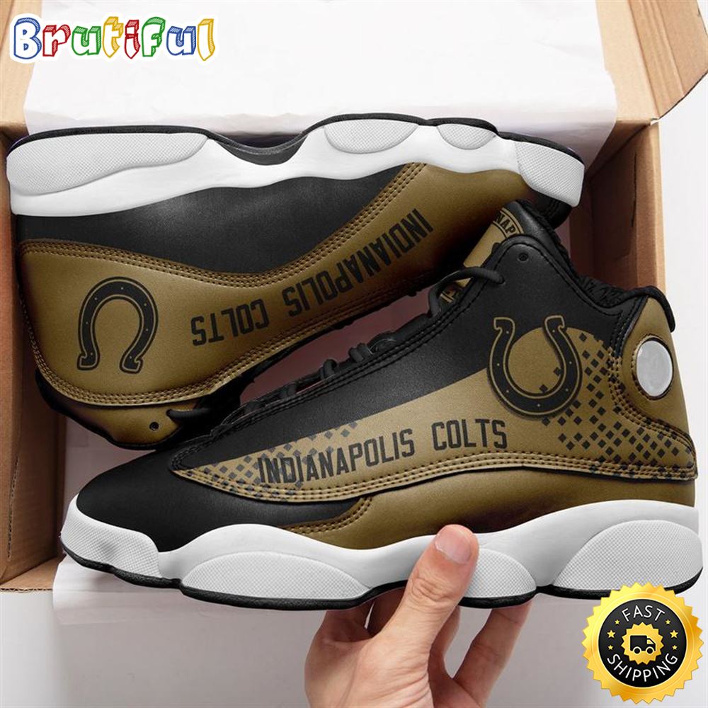 Indianapolis Colts Nfl Ver 4 Air Jordan 13 Sneaker