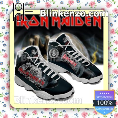 Iron Maiden Black Air Jordan 13 Shoes