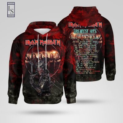 Iron Maiden Greatest Hits Album 2022 Pullover Hoodie