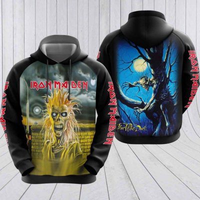 Iron Maiden Black Pullover Hoodie