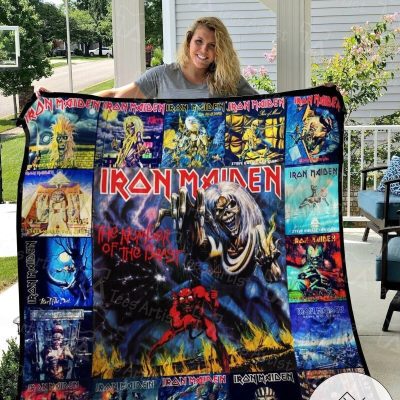Iron Maiden Quilt Blanket V5