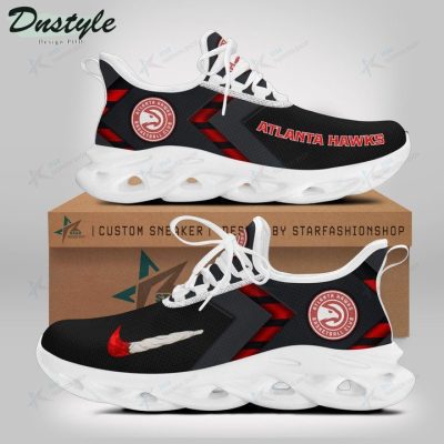 NBA Atlanta Hawks Black Red Max Soul Shoes