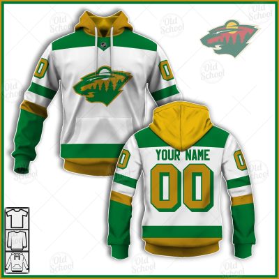 Personalize NHL Minnesota Wild Reverse Retro Alternate Jersey - OldSchoolThings - Personalize Your Own New & Retro Sports Jerseys, Hoodies, T Shirts