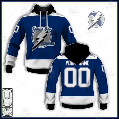Personalize NHL Tampa Bay Lightning Reverse Retro Alternate Jersey - OldSchoolThings - Personalize Your Own New & Retro Sports Jerseys, Hoodies, T Shirts