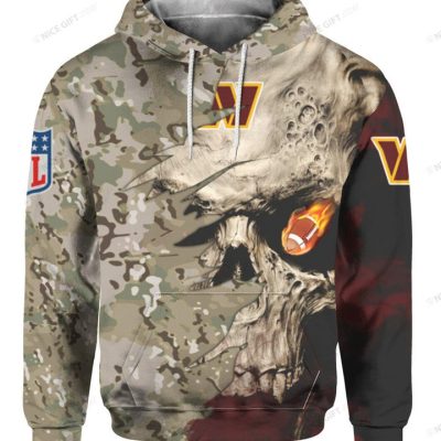 NFL Washington Commanders Camouflage Edition Pullover Hoodie