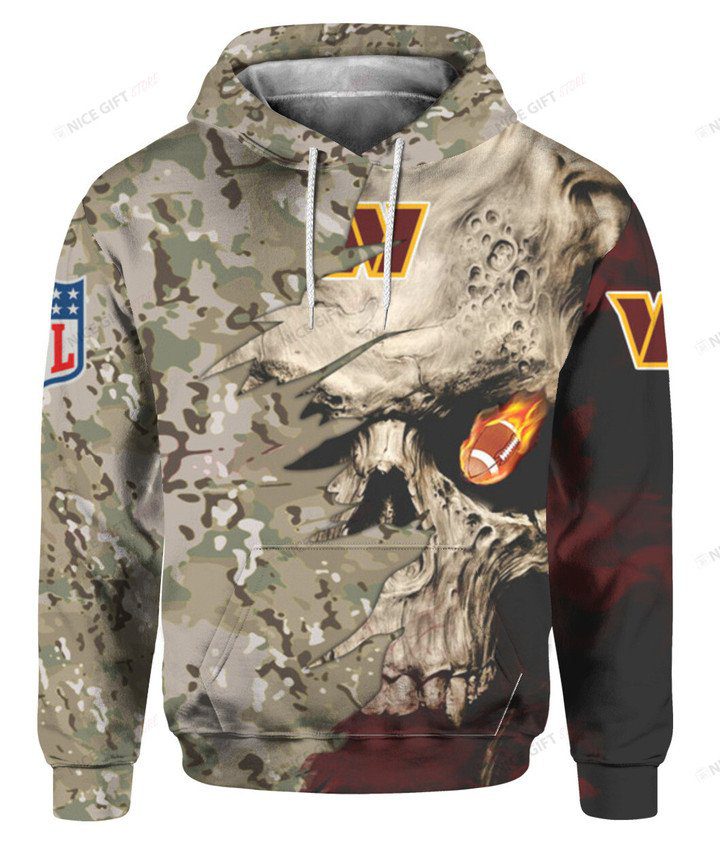 NFL Washington Commanders Camouflage Edition Pullover Hoodie NFL Washington Commanders Camouflage Edition Pullover Hoodie