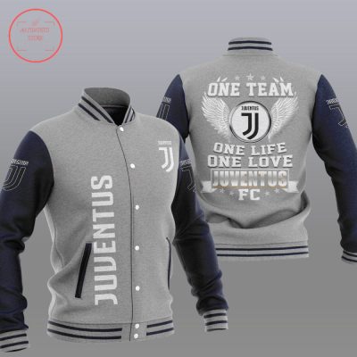 Juventus FC Grey One Team Baseball Jacket