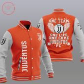 Juventus FC Orange One Team Baseball Jacket
