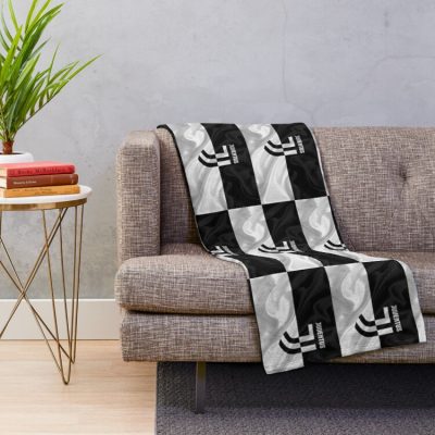 Juventus FC Plaid Grey Black Fleece Blanket