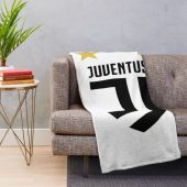 Juventus Fc White 3 Star Fleece Blanket 02.jpg - demo10