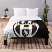 Juventus FC White Black Fleece Blanket