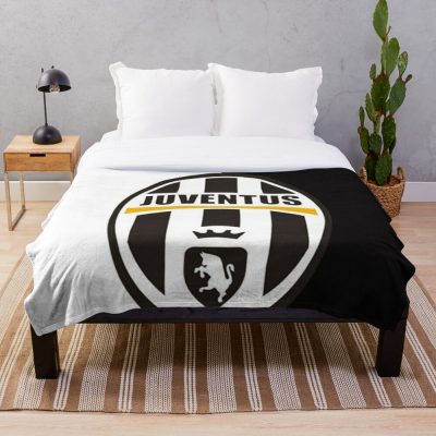 Juventus FC White Black Fleece Blanket