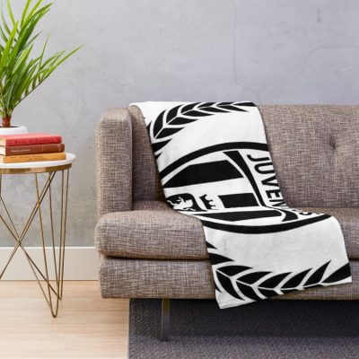Juventus FC White Black Fleece Blanket V2