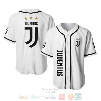 Juventus FC White Baseball Jersey