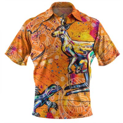 Australia Kangaroo and Goanna Polo Shirt - Pets & Vets Shirt