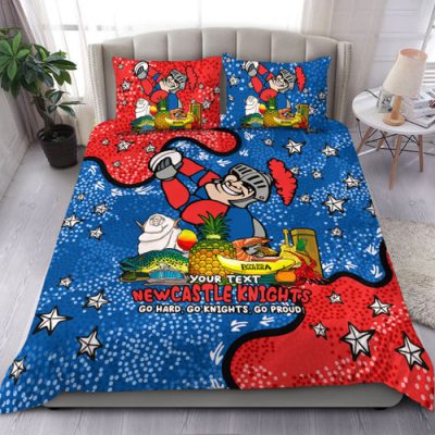 Newcastle Knights Custom Bedding Set - Australian Big Things Bedding Set