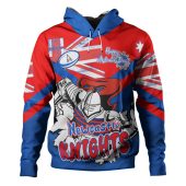 Newcastle Knights Hoodie - Happy Australia Day We Are One And Free