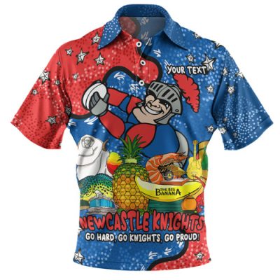 Newcastle Knights Custom Polo Shirt - Australian Big Things Polo Shirt