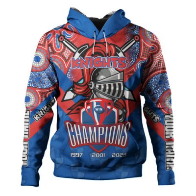 Newcastle Knights Sport Hoodie - Custom Talent Win Games But Teamwork And Intelligence Win Championships With Aboriginal Style