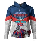 Newcastle Knights Father's Day Hoodie - Screaming Dad and Crazy Fan