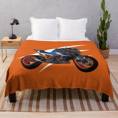 KTM Motorcycles Orange Fleece Blanket KTM Motorcycles Orange Fleece Blanket