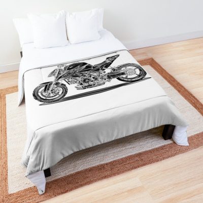 KTM Motorcycles White Fleece Blanket