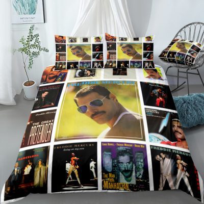 Queen Rock Band - Freddie Mercury Bedding Set V1