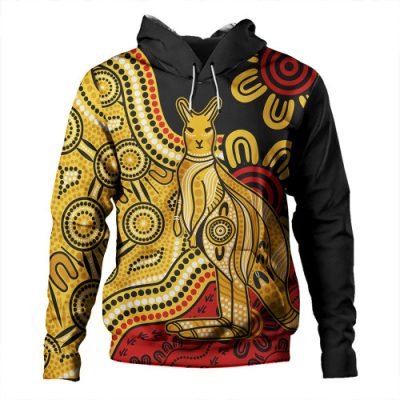 Australia Hoodie Aboriginal Kangaroo Journey