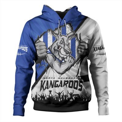 North Melbourne Hoodie Breaking Through Fan Design