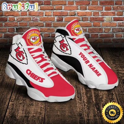 Kansas City Chiefs Nfl Custom Name Air Jordan 13 Shoes